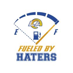 digital fueled by haters los angeles rams embroidery design file