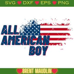 all american boy svg, patriotic boy svg, independence day 1