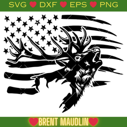 us flag elk deer svg, elk deer svg, deer hunter svg, hunting