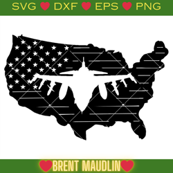 usa war plane flag svg, american flag svg, air force svg