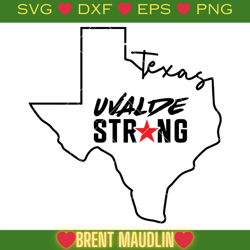 uvalde strong svg, uvalde texas svg, map texas svg