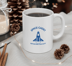 space cadet space, astronomy theme mug