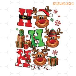 ho ho ho christmas reindeer png sublimation design, christmas deer clipart, western deer png,merry christmas png, love r