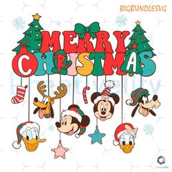 merry christmas disney svg mickey ornaments cutting file