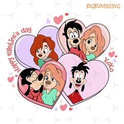 happy valentine day xoxo couple max and roxanne svg