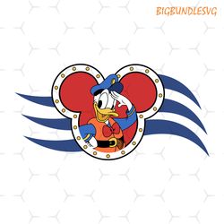 sailor donald duck disney cruise line logo png