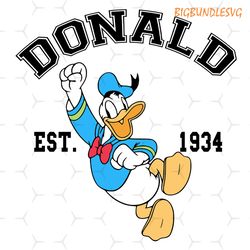 disney donald duck est 1934 png