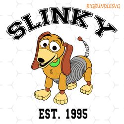 disney slinky dog est 1995 png