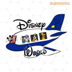disney world mickey and friends airplane png