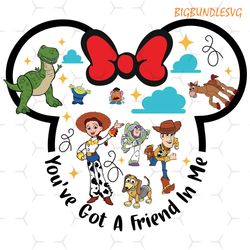 minnie mouse toy story you've got a friend in me png