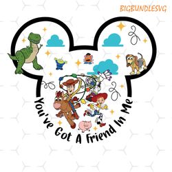 mickey head toy story you've got a friend in me png