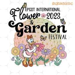 epcot international daisy flower and garden 2023 png