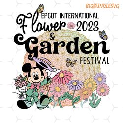 epcot international mickey flower and garden festival png