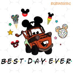 mickey ears cars mater best day ever png