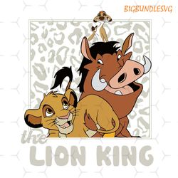 the lion king simba friends svg