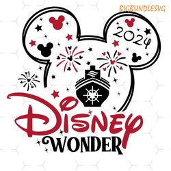 disney wonder cruise ship 2024 svg