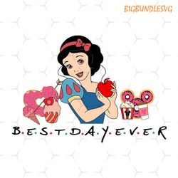 snow white princess best day ever svg