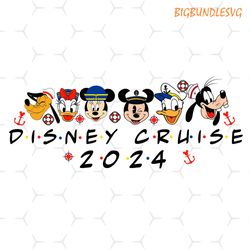 mickey friends disney cruise 2024 svg