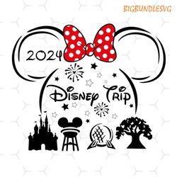 minnie disney family trip 2024 svg