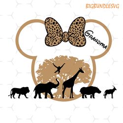 grandma mouse animal kingdom svg