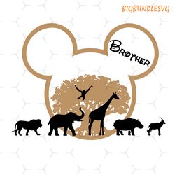 brother mouse animal kingdom svg