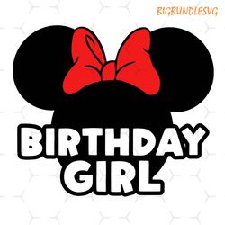 minnie mouse birthday girl svg