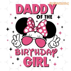 minnie cool dad of the birthday girl svg
