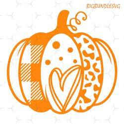 pumpkin svg, leopard pumpkin png, fall svg, halloween, thanksgiving, cheetah, svg files for cricut