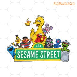 sesame street character logo png