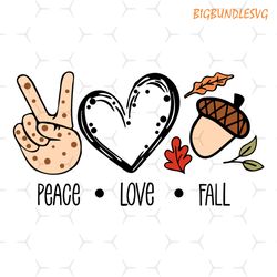 peace love fall svg, halloween svg, pumpkin svg, fall svg, ghost svg