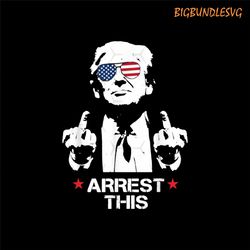 trump arrest this png sublimation design for shirt