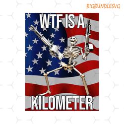 wtf is a kilometer funny png, july 4th skeleton funny cringey usa meme, usa flag