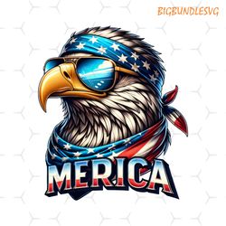 merica png, patriotic eagle clipart, american flag design, 4th of july art