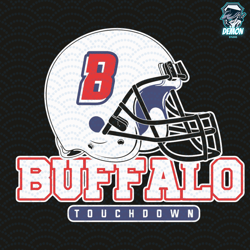 buffalo touchdown svg, sport svg, buffalo bills football team svg, buffalo bills logo
