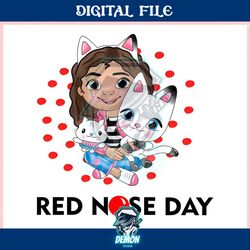 red nose day 2024 cartoon character ,trending, mothers day svg, fathers day svg, bluey svg, mom svg, dady svg.jpg