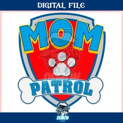 retro mom patrol dog paw cartoon ,trending, mothers day svg, fathers day svg, bluey svg, mom svg, dady svg.jpg