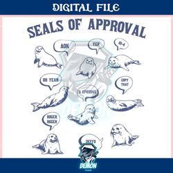 retro seals of approval funny animal ,trending, mothers day svg, fathers day svg, bluey svg, mom svg, dady svg.jpg