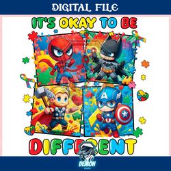 superhero autism its okay to be different ,trending, mothers day svg, fathers day svg, bluey svg, mom svg, dady svg.jpg
