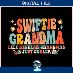 swiftie grandma like regular grandmas just cooler ,trending, mothers day svg, fathers day svg, bluey svg, mom svg, dady