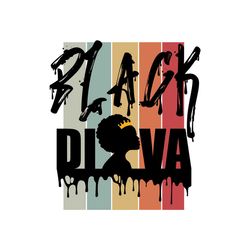 black diva svg, melanin svg, afro girl svg, black girl svg, beautiful svg