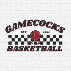 South Carolina Gamecocks Basketball Est 1801 SVG