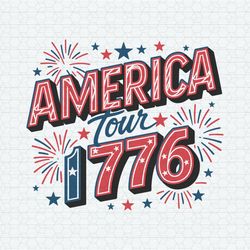 patriotic day america tour 1776 svg