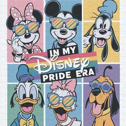 in my disney pride era mickey friends svg