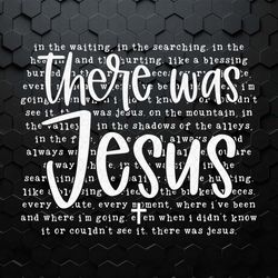 there was jesus religious bible verse svg