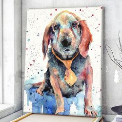 dog portrait canvas, beagle portrait, canvas prints, dog wall art canvas