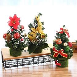 christmas tree decor artificial desktop christmas tree decor xmas party tree 2024 new year