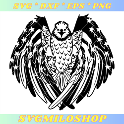 eagle flapping wings svg, american flag eagle svg, eagle