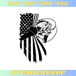 love fishing like patriot svg, flag us fishing svg, fishing