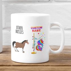 national boss day gift, boss gifts, boss mugs funny boss unicorn mug, world's best boss, funny best boss, boss gag gift