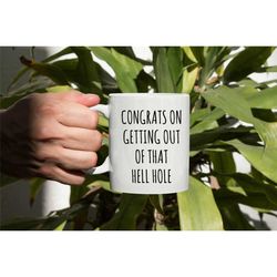 new job gift, office mug, new job gift for him or her, retirement mug, dad retirement gift, new job congratulations, cow